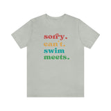 Sorry Can't Swim Meets Tshirt