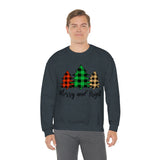 Merry and Bright  Trees Unisex Heavy Blend™ Crewneck Sweatshirt