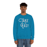 Take it Easy Unisex Heavy Blend™ Crewneck Sweatshirt