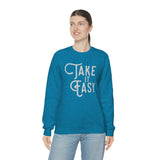 Take it Easy Unisex Heavy Blend™ Crewneck Sweatshirt