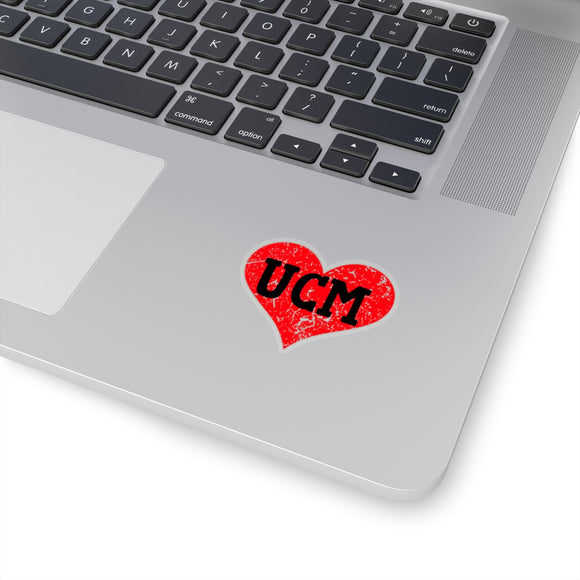 I Heart UCM Kiss-Cut Stickers