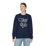 Take it Easy Unisex Heavy Blend™ Crewneck Sweatshirt