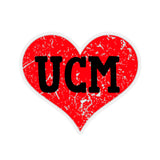 I Heart UCM Kiss-Cut Stickers