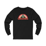 Rainbow Christmas Unisex Jersey Long Sleeve Tee (Bella+Canvas)