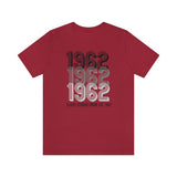 1962 Unisex Jersey Short Sleeve Tee (Bella+Canvas)