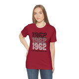 1962 Unisex Jersey Short Sleeve Tee (Bella+Canvas)