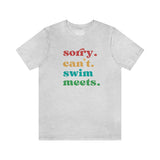 Sorry Can't Swim Meets Tshirt