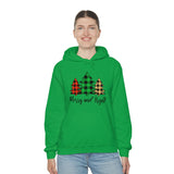 Merry and Bright Trees Unisex Heavy Blend™ Hooded Sweatshirt