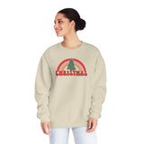 Rainbow Christmas Unisex NuBlend® Crewneck Sweatshirt (Jerzees)