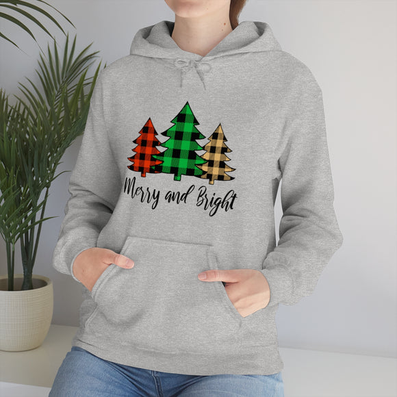 Merry and Bright Trees Unisex Heavy Blend™ Hooded Sweatshirt