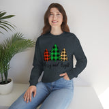 Merry and Bright  Trees Unisex Heavy Blend™ Crewneck Sweatshirt