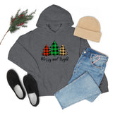 Merry and Bright Trees Unisex Heavy Blend™ Hooded Sweatshirt