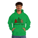 Merry and Bright Trees Unisex Heavy Blend™ Hooded Sweatshirt