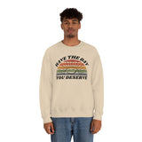 Day You Deserve Unisex Heavy Blend™ Crewneck Sweatshirt (Gildan)