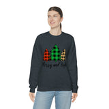 Merry and Bright  Trees Unisex Heavy Blend™ Crewneck Sweatshirt