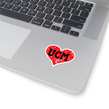 I Heart UCM Kiss-Cut Stickers