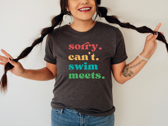 Sorry Can't Swim Meets Tshirt