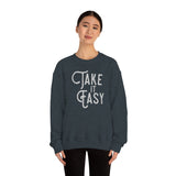 Take it Easy Unisex Heavy Blend™ Crewneck Sweatshirt