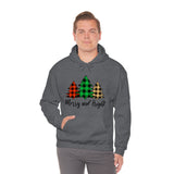 Merry and Bright Trees Unisex Heavy Blend™ Hooded Sweatshirt