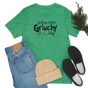 Feeling Grinchy Unisex Jersey Short Sleeve Tee