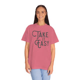 Take it Easy Unisex Garment-Dyed T-shirt