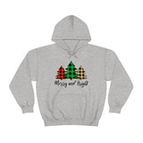 Merry and Bright Trees Unisex Heavy Blend™ Hooded Sweatshirt