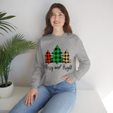 Merry and Bright  Trees Unisex Heavy Blend™ Crewneck Sweatshirt