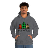 Merry and Bright Trees Unisex Heavy Blend™ Hooded Sweatshirt