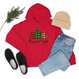 Merry and Bright Trees Unisex Heavy Blend™ Hooded Sweatshirt