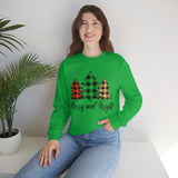 Merry and Bright  Trees Unisex Heavy Blend™ Crewneck Sweatshirt