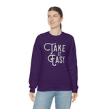 Take it Easy Unisex Heavy Blend™ Crewneck Sweatshirt