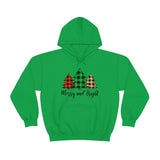 Merry and Bright Trees Unisex Heavy Blend™ Hooded Sweatshirt