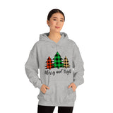 Merry and Bright Trees Unisex Heavy Blend™ Hooded Sweatshirt