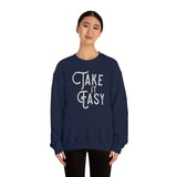 Take it Easy Unisex Heavy Blend™ Crewneck Sweatshirt