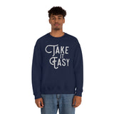 Take it Easy Unisex Heavy Blend™ Crewneck Sweatshirt