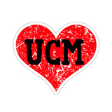 I Heart UCM Kiss-Cut Stickers