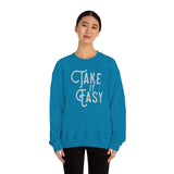 Take it Easy Unisex Heavy Blend™ Crewneck Sweatshirt