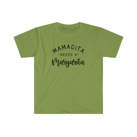 Mamacita Needs a Margarita Unisex Softstyle T-Shirt (Gildan)