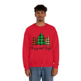 Merry and Bright  Trees Unisex Heavy Blend™ Crewneck Sweatshirt