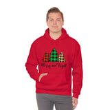 Merry and Bright Trees Unisex Heavy Blend™ Hooded Sweatshirt