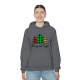 Merry and Bright Trees Unisex Heavy Blend™ Hooded Sweatshirt