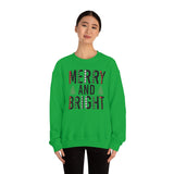 Merry and Bright Unisex Heavy Blend™ Crewneck Sweatshirt