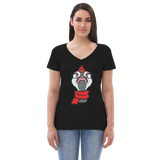 Women’s recycled v-neck t-shirt