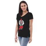 Women’s recycled v-neck t-shirt