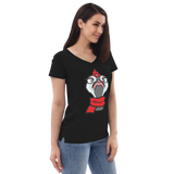 Women’s recycled v-neck t-shirt