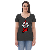 Women’s recycled v-neck t-shirt