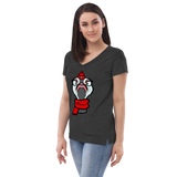 Women’s recycled v-neck t-shirt