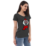 Women’s recycled v-neck t-shirt