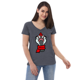 Women’s recycled v-neck t-shirt