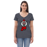 Women’s recycled v-neck t-shirt